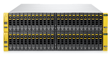 HPE 3PAR StoreServ 系列屬高智能的儲存系統，保證數據可用性達 99.9999% 。