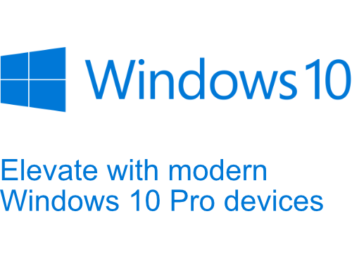 Windows 10 Elevate with modern Windows 10 Pro devices