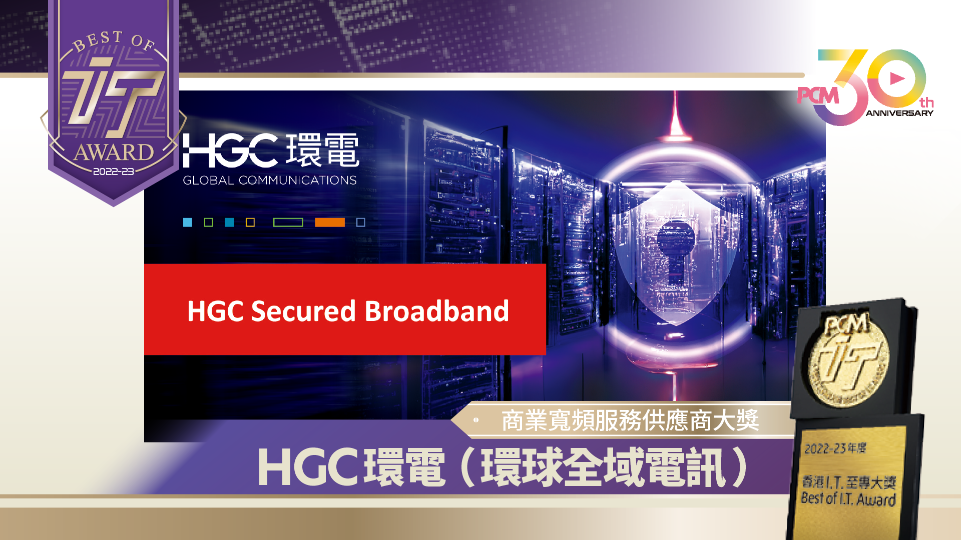 商業寬頻服務供應商大獎 HGC 環電（環球全域電訊）