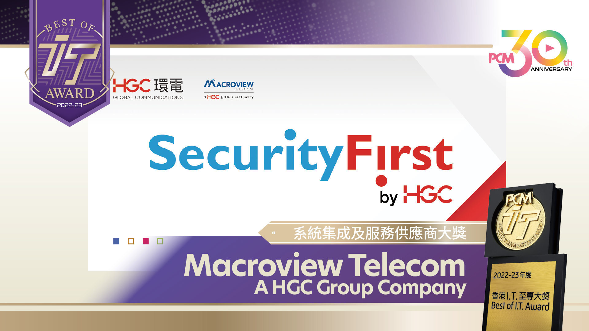系統集成及服務供應商大獎 Macroview Telecom (A HGC Group Company)